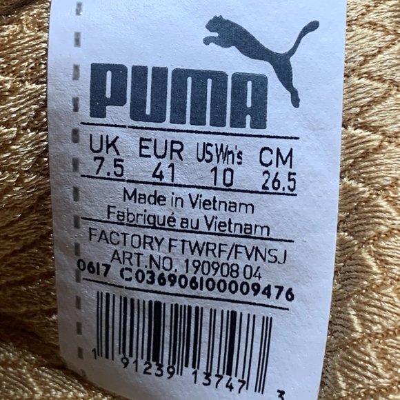 Puma Light Weight FTWRF/FVNSJ BROWN WOMEN SIZE 10 - Picture 5 of 5